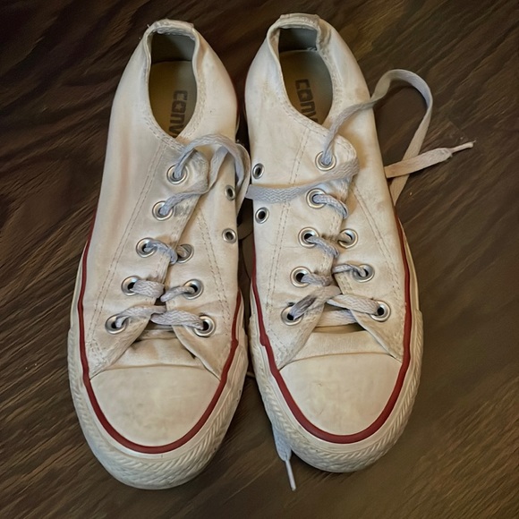 Converse Shoes Used White Converse Poshmark